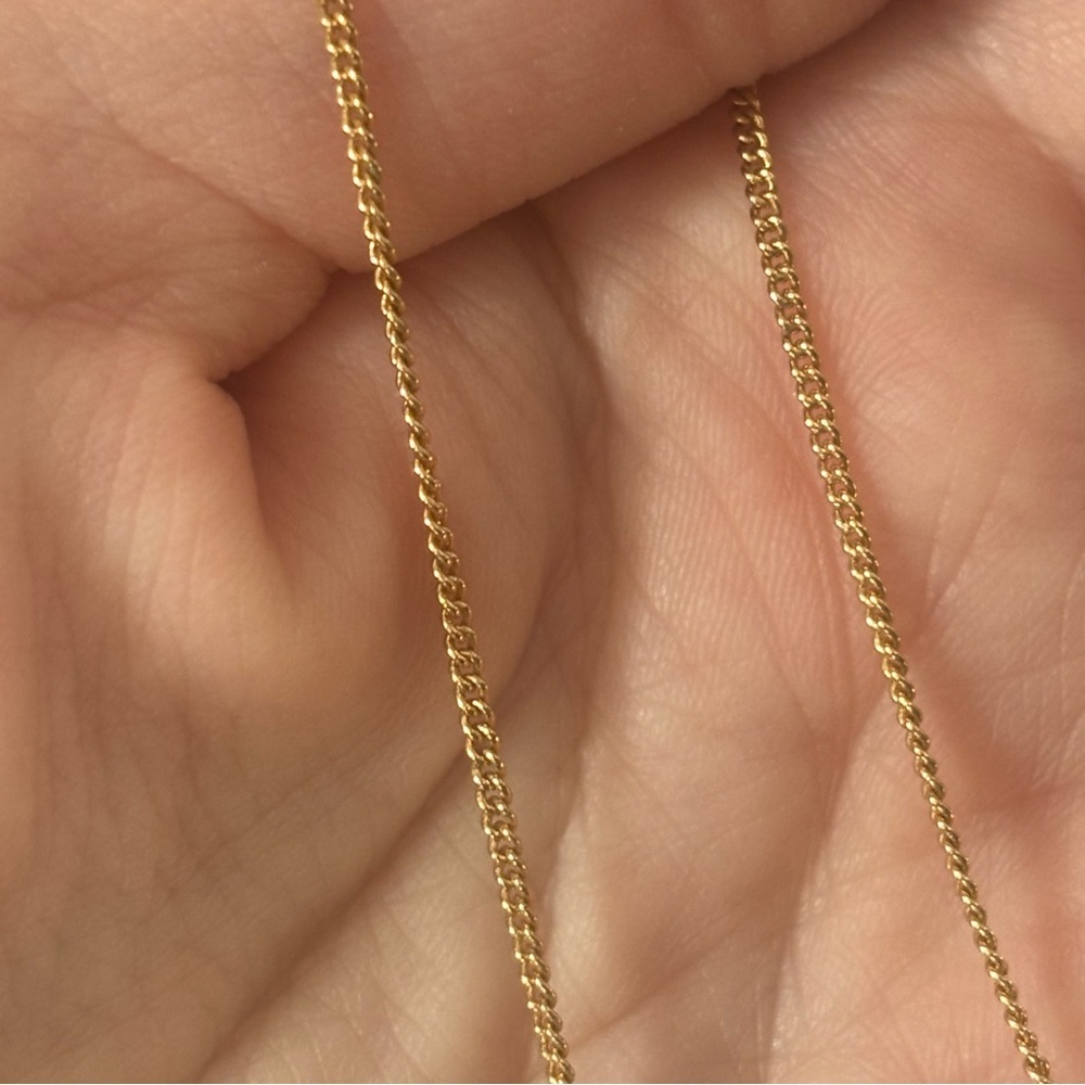 Avon Gold Tone Pearl Shell Pendant Necklace Woman’s Dainty Beach Ocean Jewelry - Picture 8 of 10